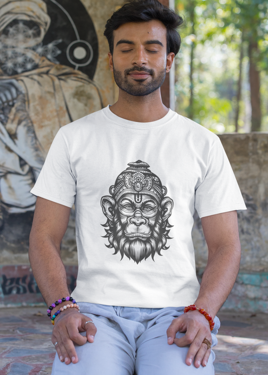 Hanuman ji Face Tshirt