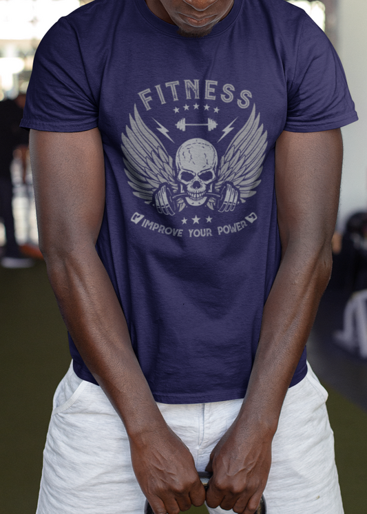 Fitness Skull Tshirt