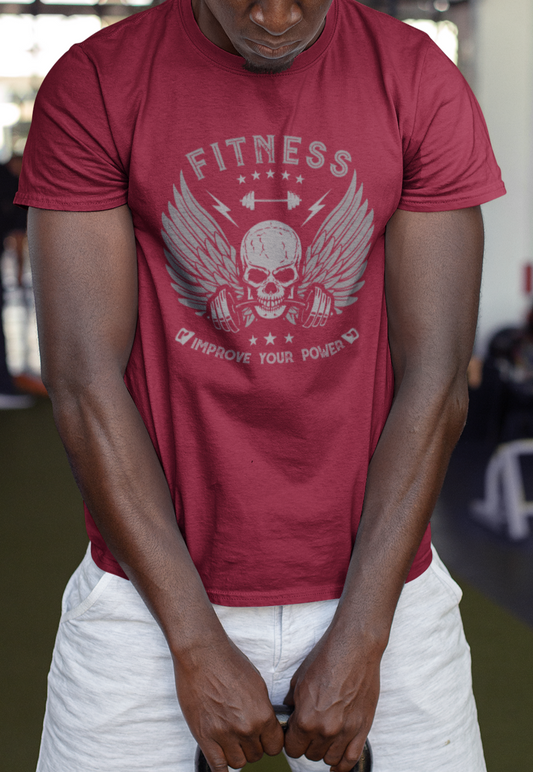 Fitness Skull Tshirt