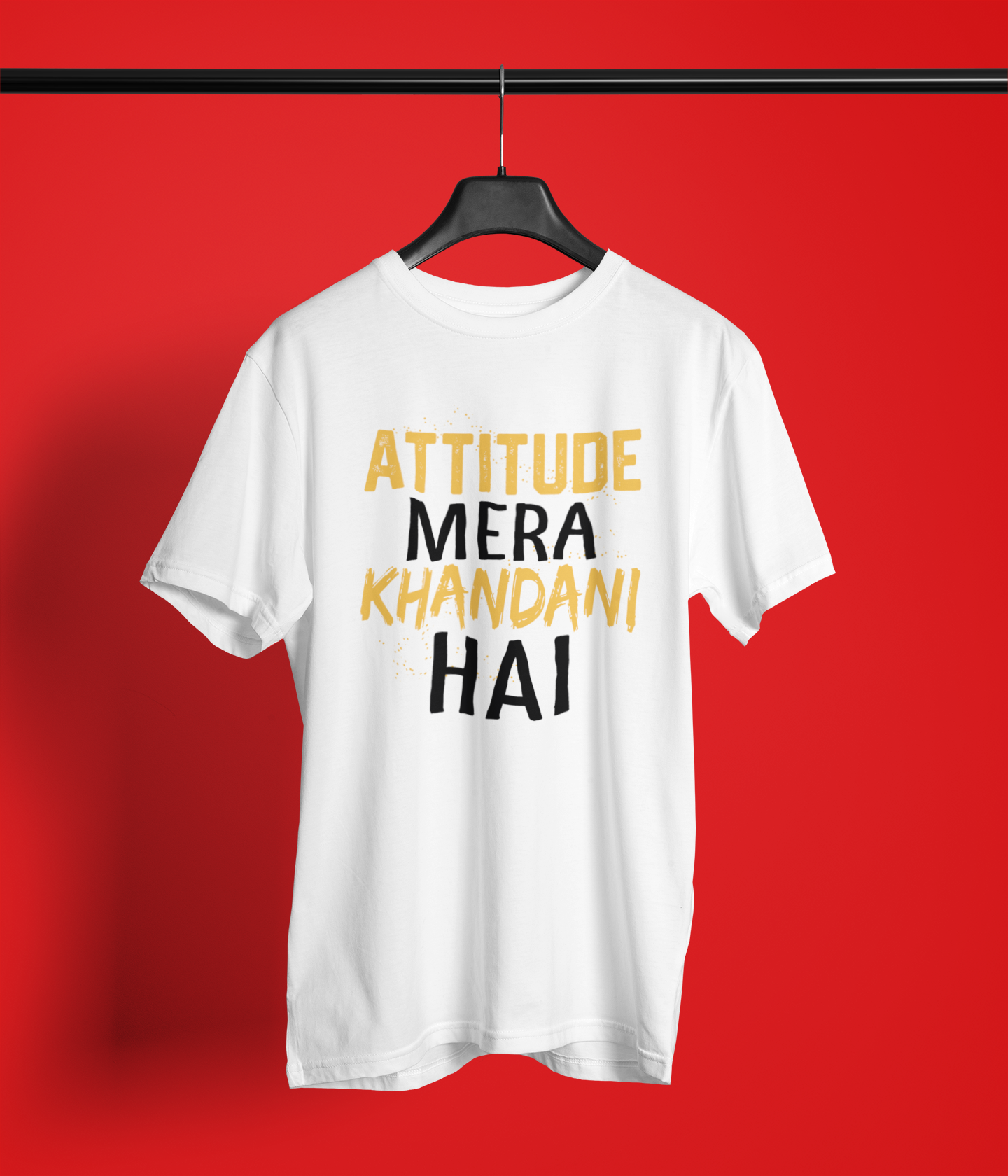 Attitude Mera Naugh Tee Tshirt