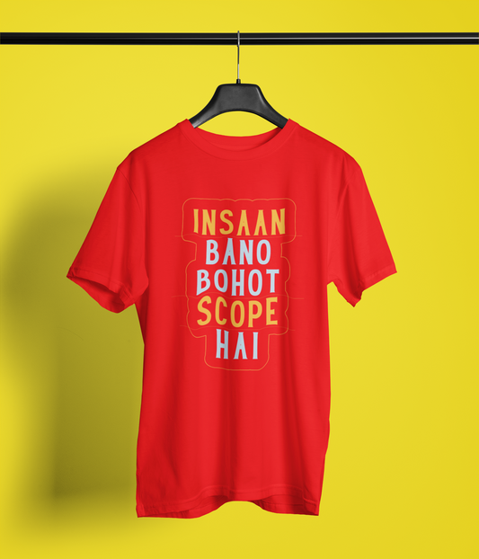 Insaan Bano Naugh Tee Tshirt