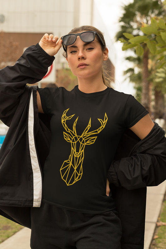 Gemoteric Deer Women Tshirt