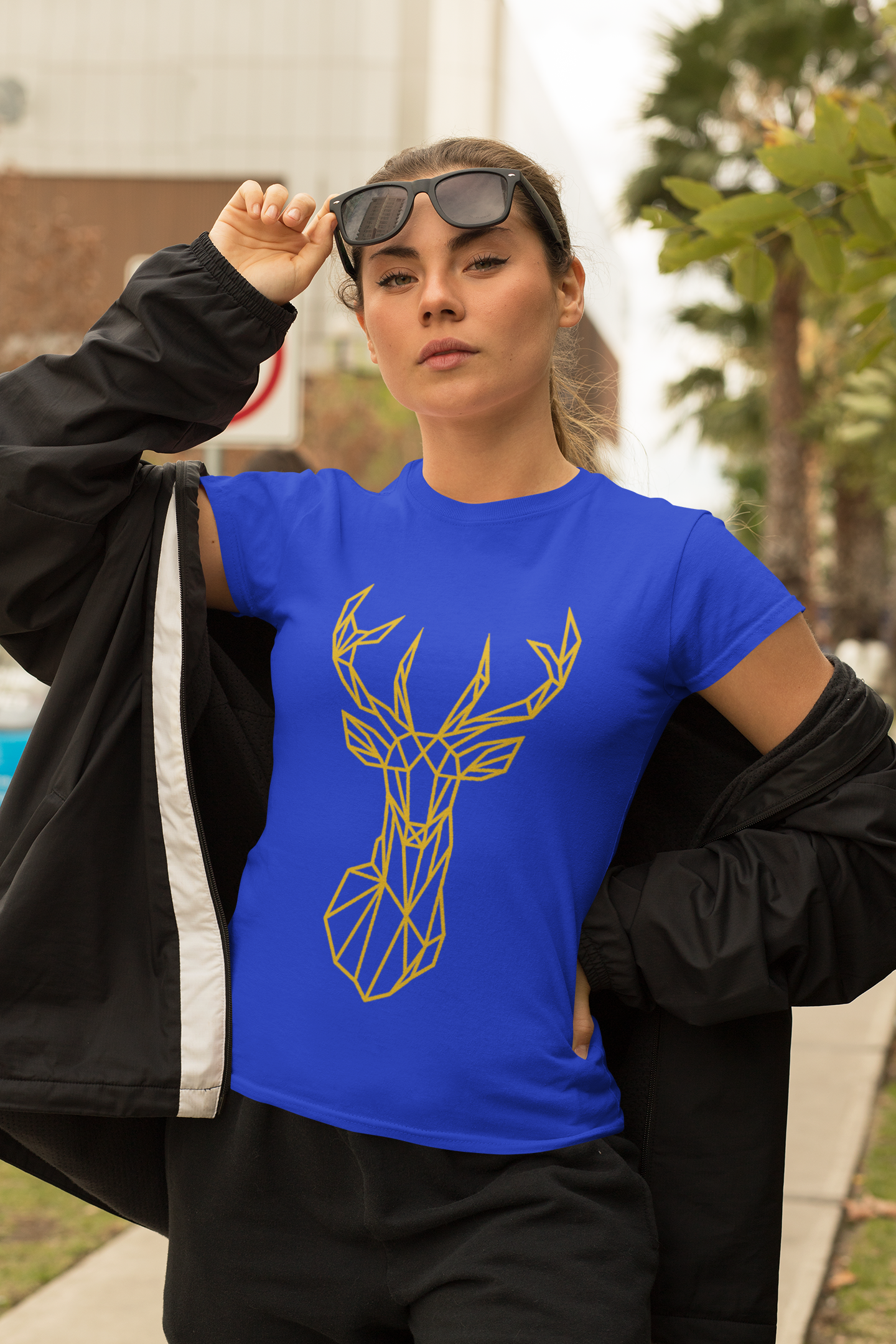 Gemoteric Deer Women Tshirt