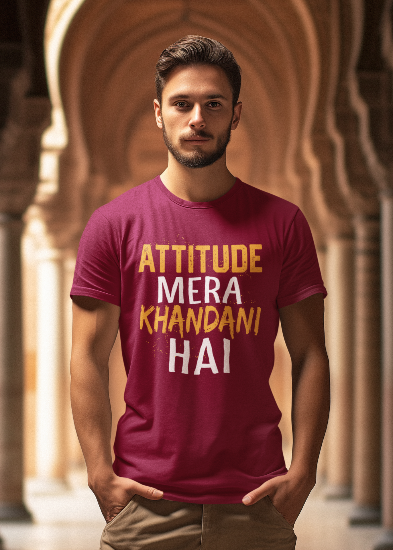 Attitude Mera Khandani Naugh Tee Tshirt
