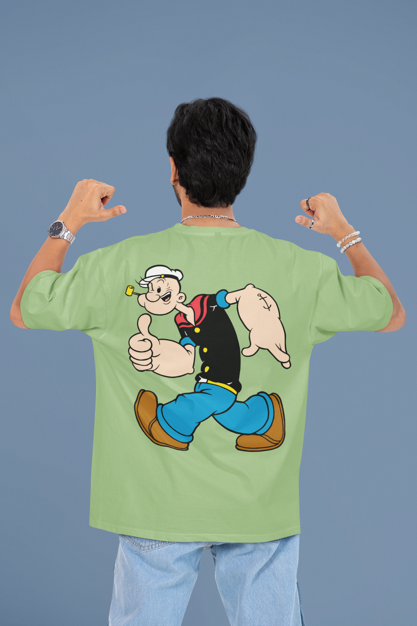 Popeye Oversized Men Tshirt
