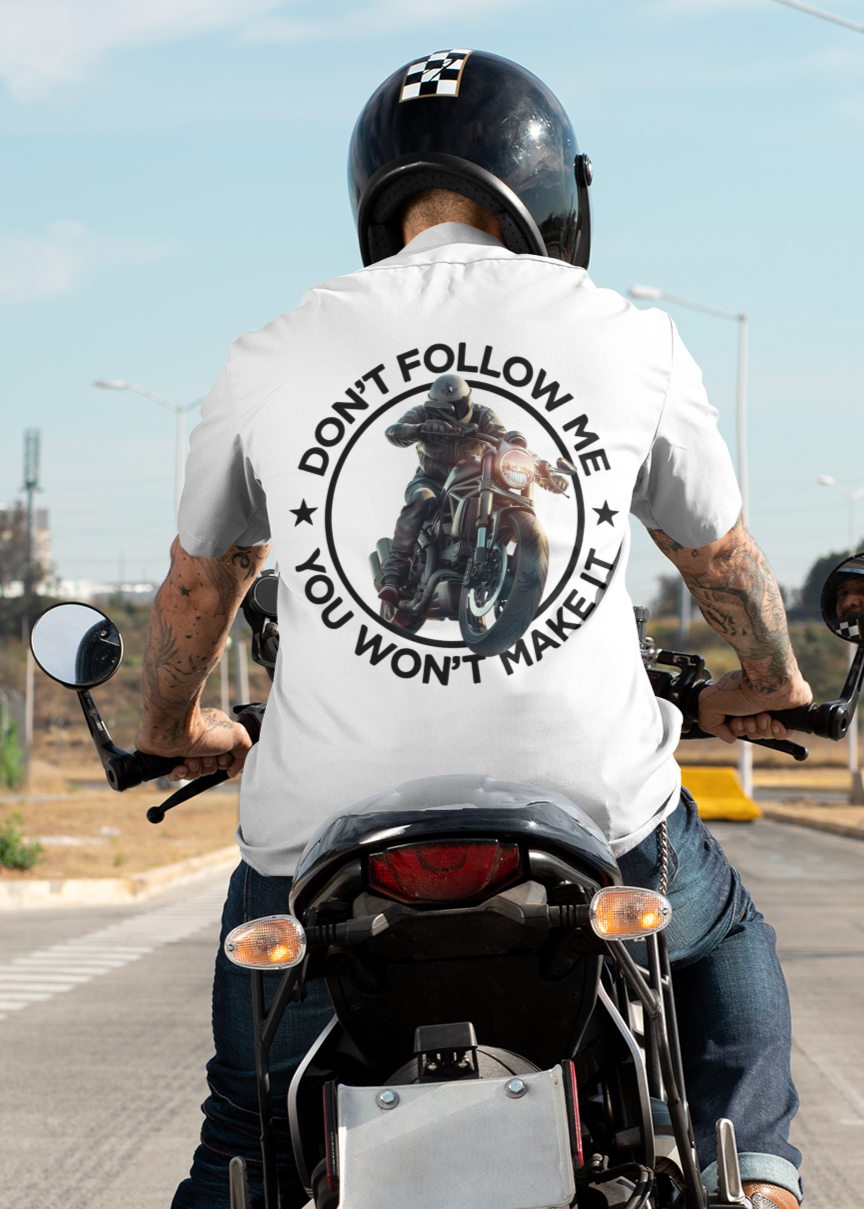 Dont Follow Biker Oversize Tshirt