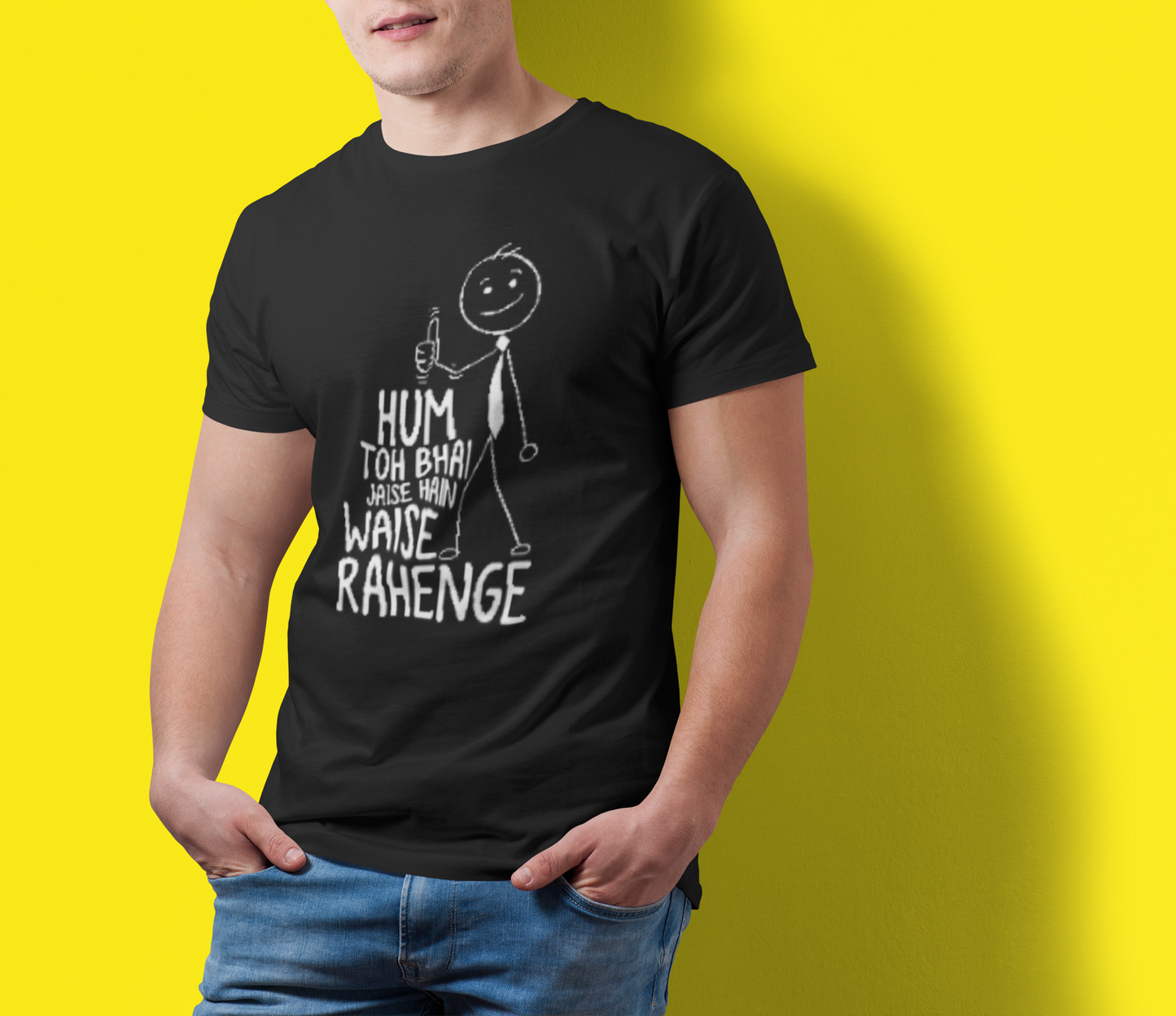 Hum to bhai Naugh Tee Tshirt