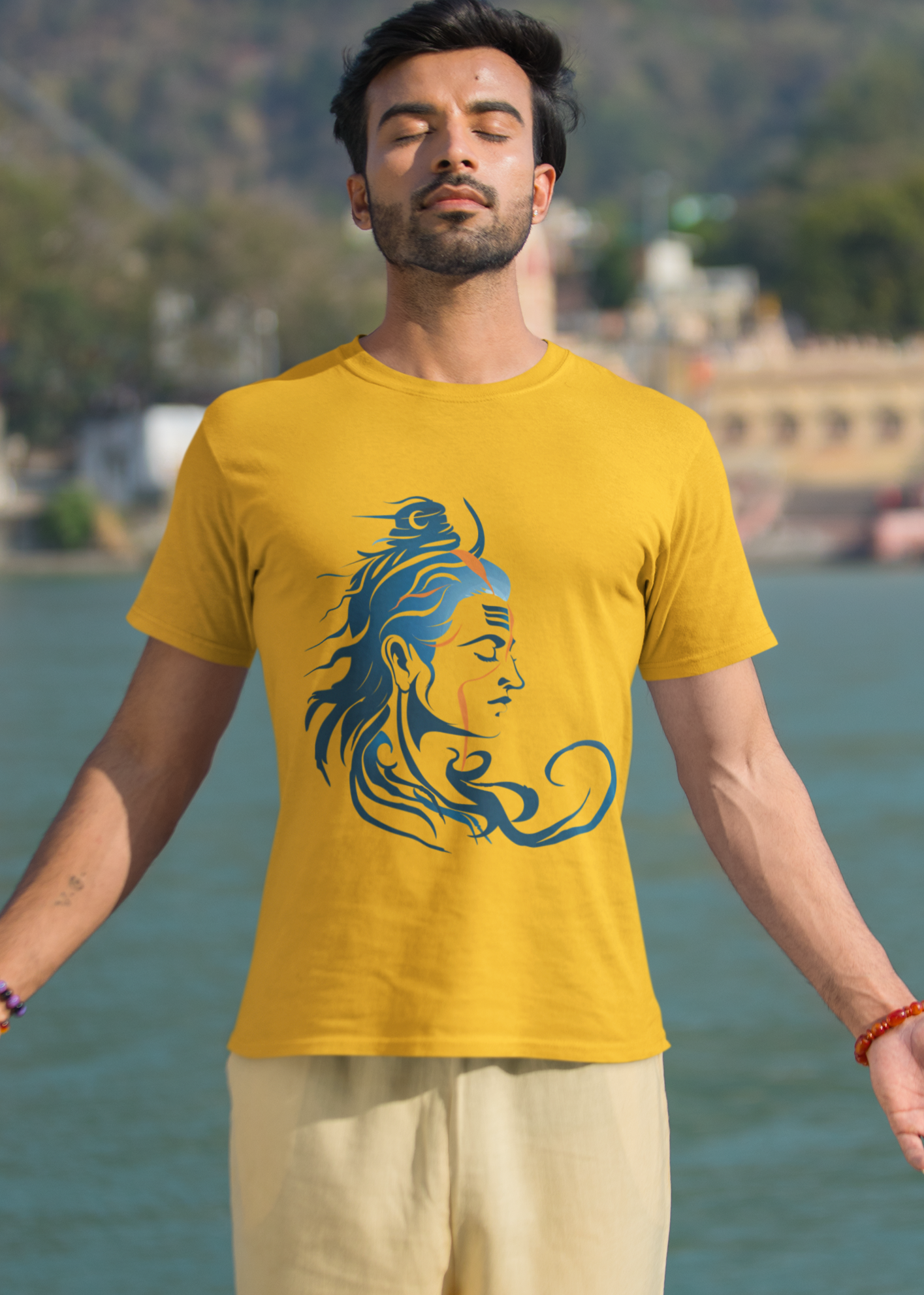 Shiva Round Neck Men Tshirt