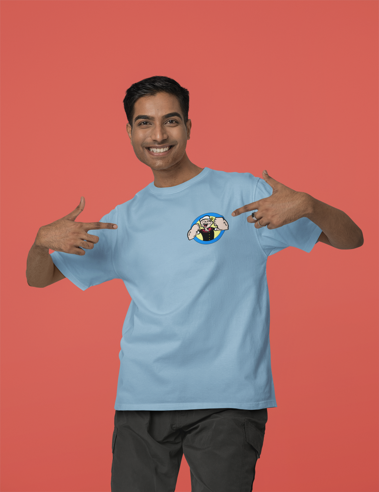 Popeye Oversized Men Tshirt